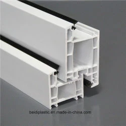 Sliding UPVC/PVC Plastic Profile/Plastic Frame Material with Lead Free Formular